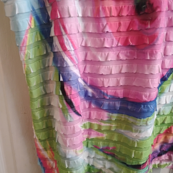Moa Moa Multicolor Ruffle Blouse - Picture 3 of 9